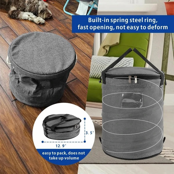 Toy Storage Mat & Organizer Bin – Kids’ Play Mat for LEGO, Blocks & Clean-Up